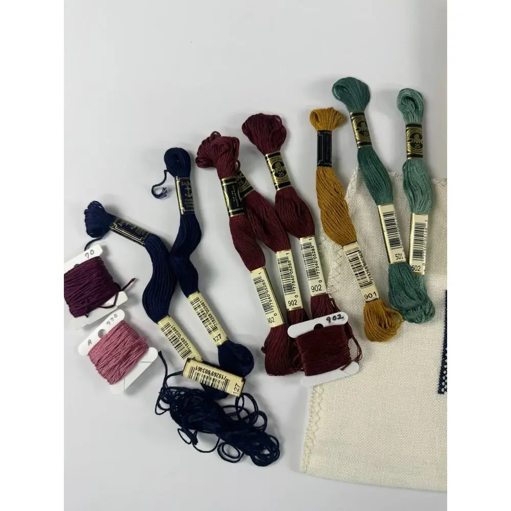 Kathy Barrick Cross Stitch Chart Kit A Portuguese Sampler Vintage 2000 Linen WIP